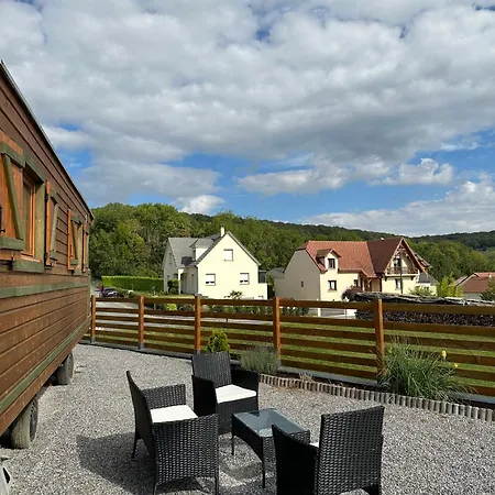 Chalet Chez Celia, Roulotte En Champagne *